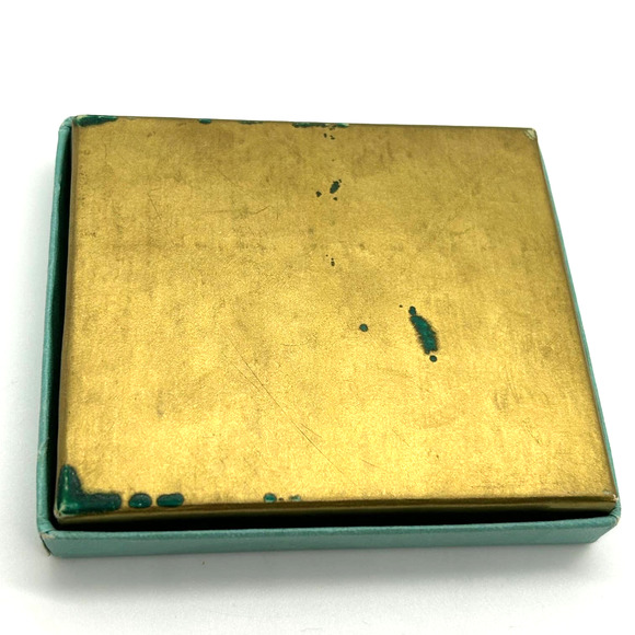 Vintage Elgin American Powder Box Country Scene Dust Bag Original Box - Picture 13 of 14